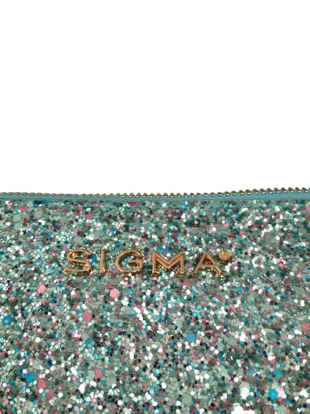 Disney Princess Cinderella X Sigma Makeup Bag Blue Sparkly Glitter Pouch